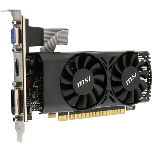 2048MB MSI GeForce GTX 750 Ti Low Profile Aktiv